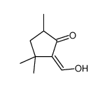 2-(hydroxymethylidene)-3,3,5-trimethylcyclopentan-1-one Structure