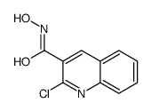 2-chloro-N-hydroxyquinoline-3-carboxamide结构式