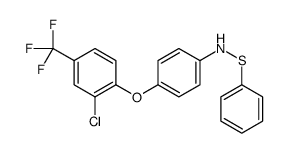 4-[2-chloro-4-(trifluoromethyl)phenoxy]-N-phenylsulfanylaniline Structure