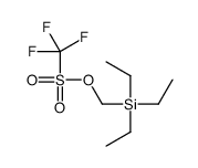 triethylsilylmethyl trifluoromethanesulfonate Structure
