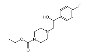 ethyl 4-[2-(4-fluorophenyl)-2-hydroxyethyl]piperazine-1-carboxylate Structure