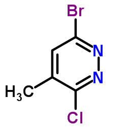 6-溴-3-氯-4-甲基哒嗪结构式