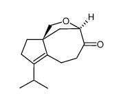 (1S,9R)-4-Isopropyl-10-oxa-tricyclo[7.2.1.01,5]dodec-4-en-8-one Structure