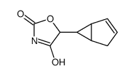 5-(6-bicyclo[3.1.0]hex-2-enyl)-1,3-oxazolidine-2,4-dione结构式