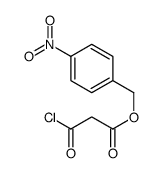 (4-nitrophenyl)methyl 3-chloro-3-oxopropanoate结构式