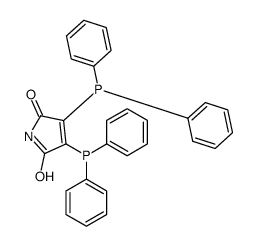 3,4-bis(diphenylphosphanyl)pyrrole-2,5-dione Structure