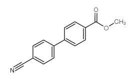 METHYL 4'-CYANO-[1,1'-BIPHENYL]-4-CARBOXYLATE Structure