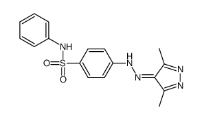 4-[2-(3,5-dimethylpyrazol-4-ylidene)hydrazinyl]-N-phenylbenzenesulfonamide Structure