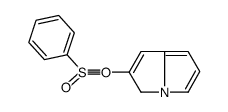 2-(benzenesulfonyl)-3H-pyrrolizine结构式