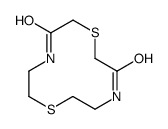 1,7-dithia-4,10-diazacyclododecane-3,11-dione结构式