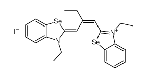 3-ethyl-2-[2-[(3-ethyl-3H-benzoselenazol-2-ylidene)methyl]but-1-enyl]benzoselenazolium iodide picture