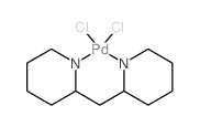 Palladium,dichloro[2,2'-methylenebis[pyridine-kN]]-, (SP-4-2)- (9CI) structure