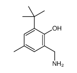 2-(aminomethyl)-6-tert-butyl-4-methylphenol结构式