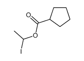 1-iodoethyl cyclopentanecarboxylate Structure
