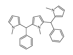 1-methyl-2,5-bis[(1-methylpyrrol-2-yl)-phenylmethyl]pyrrole结构式