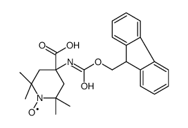 FMOC-2,2,6,6-TETRAMETHYLPIPERIDINE-N-OXYL-4-AMINO-4-CARBOXYLIC ACID structure