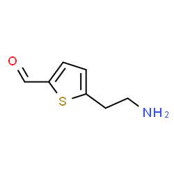 2-Thiophenecarboxaldehyde, 5-(2-aminoethyl)- (9CI)结构式