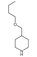 4-(Butoxymethyl)piperidine结构式