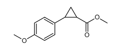 methyl trans-2-(4-methoxyphenyl)cyclopropanecarboxylate结构式
