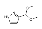 5-(DIMETHOXYMETHYL)-1H-PYRAZOLE结构式