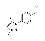 1-[4-(chloromethyl)phenyl]-3,5-dimethylpyrazole Structure