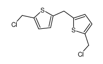 2-(chloromethyl)-5-[[5-(chloromethyl)thiophen-2-yl]methyl]thiophene Structure