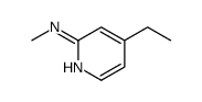 4-ethyl-N-methylpyridin-2-amine结构式