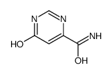 6-羟基嘧啶-4-甲酰胺结构式