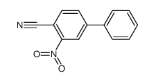 3-nitro-biphenyl-4-carbonitrile Structure