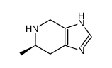 (R)-6-methyl-4,5,6,7-tetrahydro-1H-imidazo[4,5-c]pyridine Structure