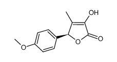 (S)-3-hydroxy-5-(4-methoxyphenyl)-4-methylfuran-2(5H)-one Structure