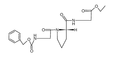 Z-Gly-Pro-Gly-OEt Structure