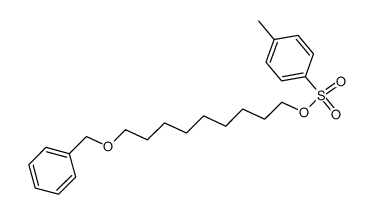 Toluene-4-sulfonic acid 9-benzyloxy-nonyl ester结构式