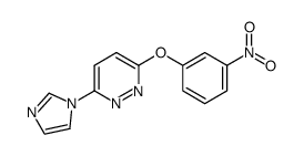 3-(1 H -imidazol-1-yl)-6-(3-nitrophenoxy)pyridazine Structure