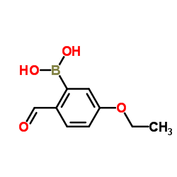 5-Ethoxy-2-formylphenylboronic acid structure