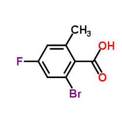 2-Bromo-4-fluoro-6-methylbenzoic acid picture