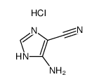 5-amino-1H-imidazole-4-carbonitrile hydrochloride结构式