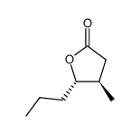 trans-β-methyl-γ-propyl-γ-butyrolactone结构式