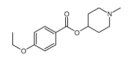 (1-methylpiperidin-4-yl) 4-ethoxybenzoate结构式