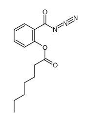 2-(heptanoyloxy)benzoyl azide结构式