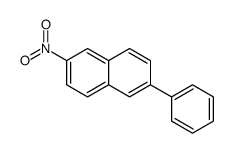 2-nitro-6-phenylnaphthalene结构式