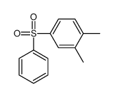 4-(benzenesulfonyl)-1,2-dimethylbenzene结构式
