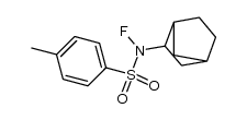 N-fluoro-N-(exo-2-norbornyl)-p-toluenesulfonamide Structure