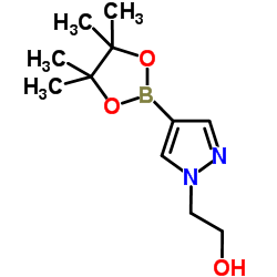 1-(羟乙基)吡唑-4-硼酸频哪醇酯结构式