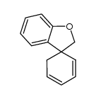 2H-spiro[benzofuran-3,1'-cyclohexa[2,4]diene] Structure