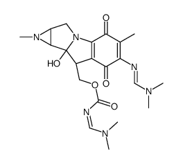 7-N,N(sup 10)-Bis(dimethylaminomethylene)mitomycin D结构式