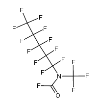 perfluoro(N-methyl,N-n-pentylcarbamoyl fluoride) Structure