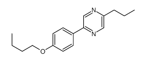 2-(4-butoxyphenyl)-5-propylpyrazine Structure