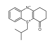 5-isobutyl-4-oxo-2,3,4,5-tetrahydro-1H-phenothiazin-5-ium-10-ide结构式