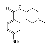 4-amino-N-[3-(diethylamino)propyl]benzamide结构式
